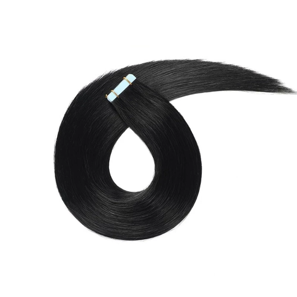 Straight Human Hair Tape In Extensions